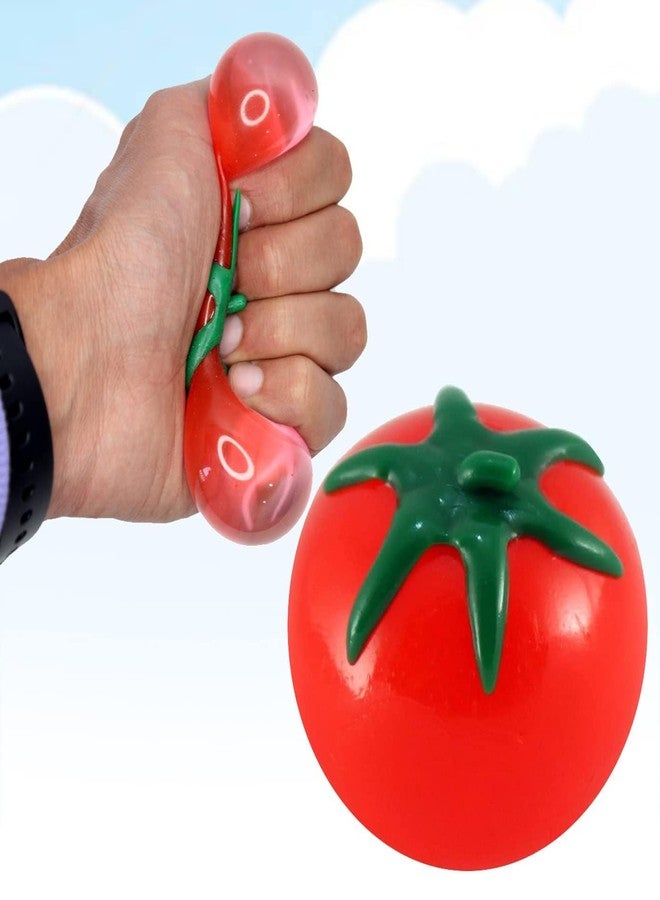 Artnery Anti Stress Splat Ball Novelty Squeeze Toy Tomato (Pack of 12) - Image 2